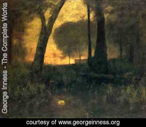 George Inness - The Brook