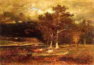 George Inness - Approaching Storm