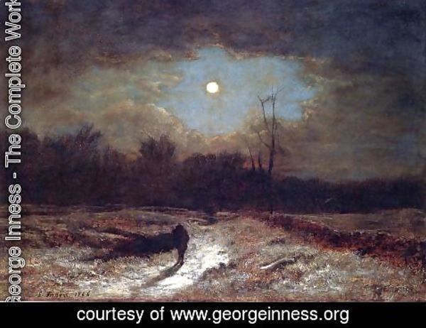 George Inness - Christmas Eve