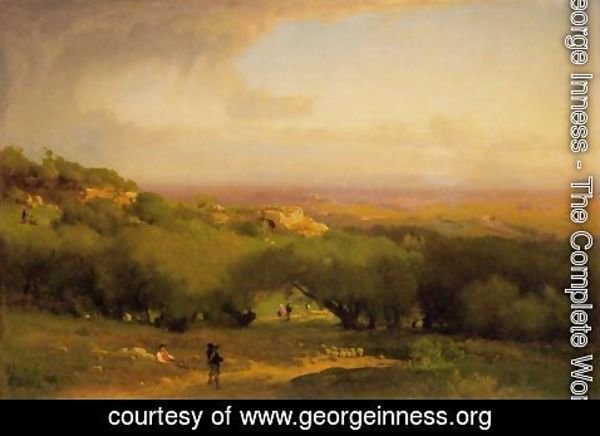 George Inness - The Alban Hills