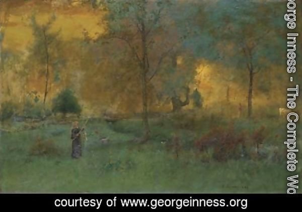 George Inness - Golden Glow