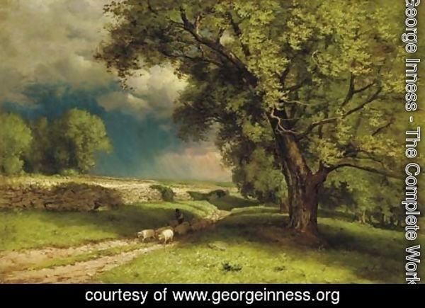 Landscape with Sheep 2