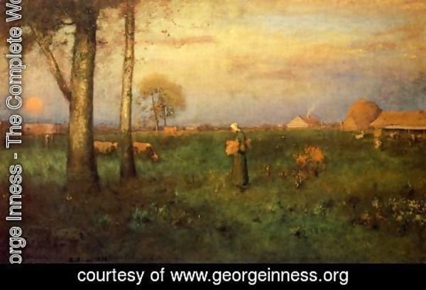 George Inness - Sundown