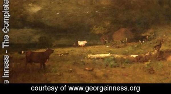 George Inness - The Coming Storm (or Approaching Storm)