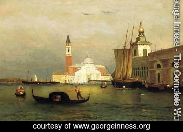 George Inness - Twilight in Venice