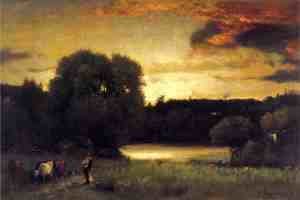 George Inness - Slow Fading Day
