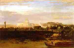 George Inness - View of St. Peter's, Rome