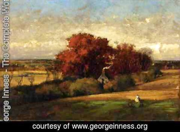 George Inness - The Old Oak