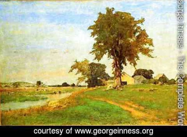 George Inness - Old Elm at Medfield