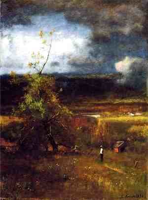 George Inness - Gethering Clouds