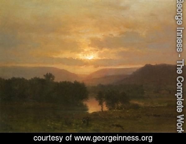 George Inness - Sunset I