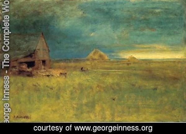 George Inness - The Lone Farm, Nantucket