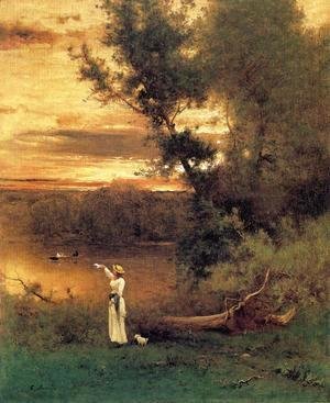 George Inness - Shades of Evening