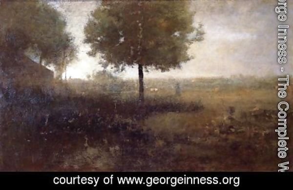 George Inness - Hazy Morning, Montclair