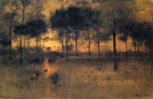 George Inness - The Home of the Heron