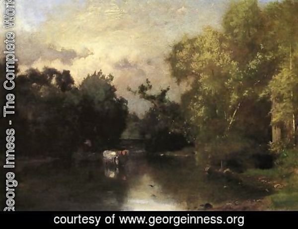 George Inness - The Peqonic, New Jersey