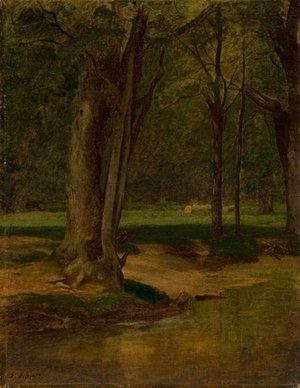 George Inness - Trout Stream, North Conway
