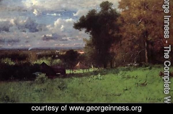 George Inness - A Breezy Autumn