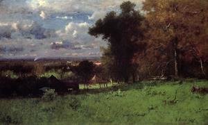 George Inness - A Breezy Autumn