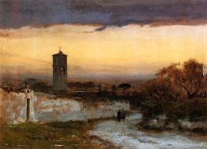 George Inness - Monastery At Albano
