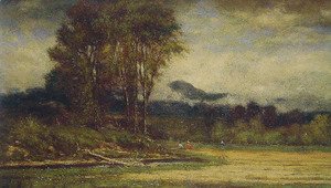 George Inness - Landscape With Pond